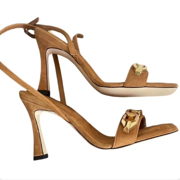 Good American Ankle Strap Heels Size 9 - Picture 10 of 13